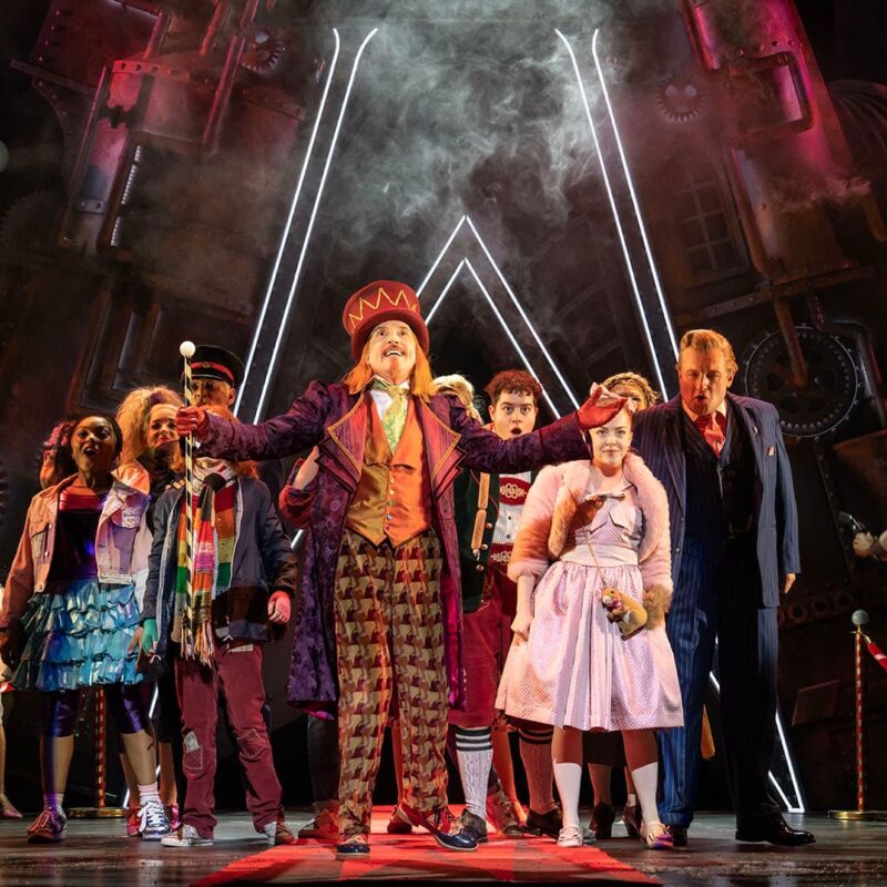 Charlie and the Chocolate Factory the musical production shot