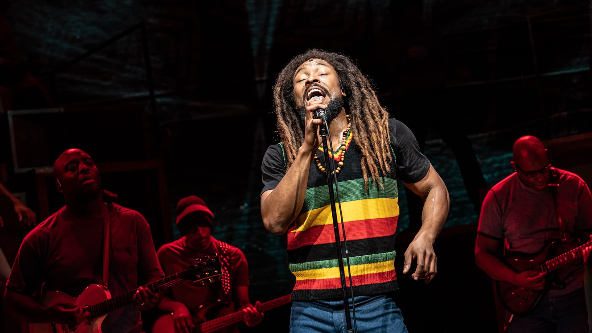 Get Up Stand Up! The Bob Marley Musical featuring Arinze Kene production shot