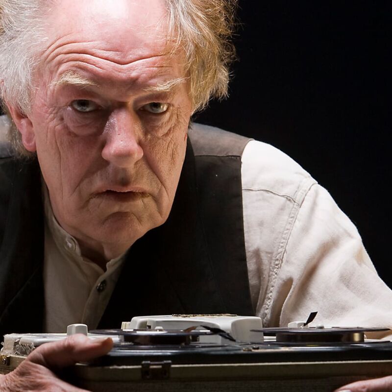 Krapp's Last Tape featuring Michael Gambon production shot. Photo by Pat Redmond
