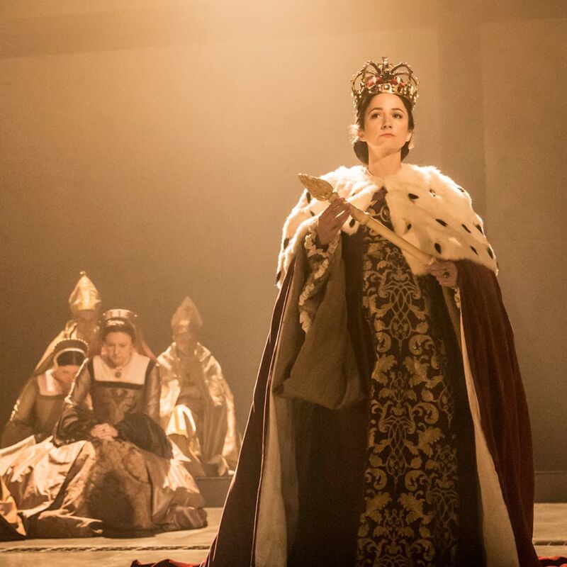 Wolf Hall featuring Lydia Leonard production shot